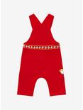 Disney Pinocchio Jiminy Cricket & Pinocchio Overall Infant One-Piece - BoxLunch Exclsuive, RED, alternate