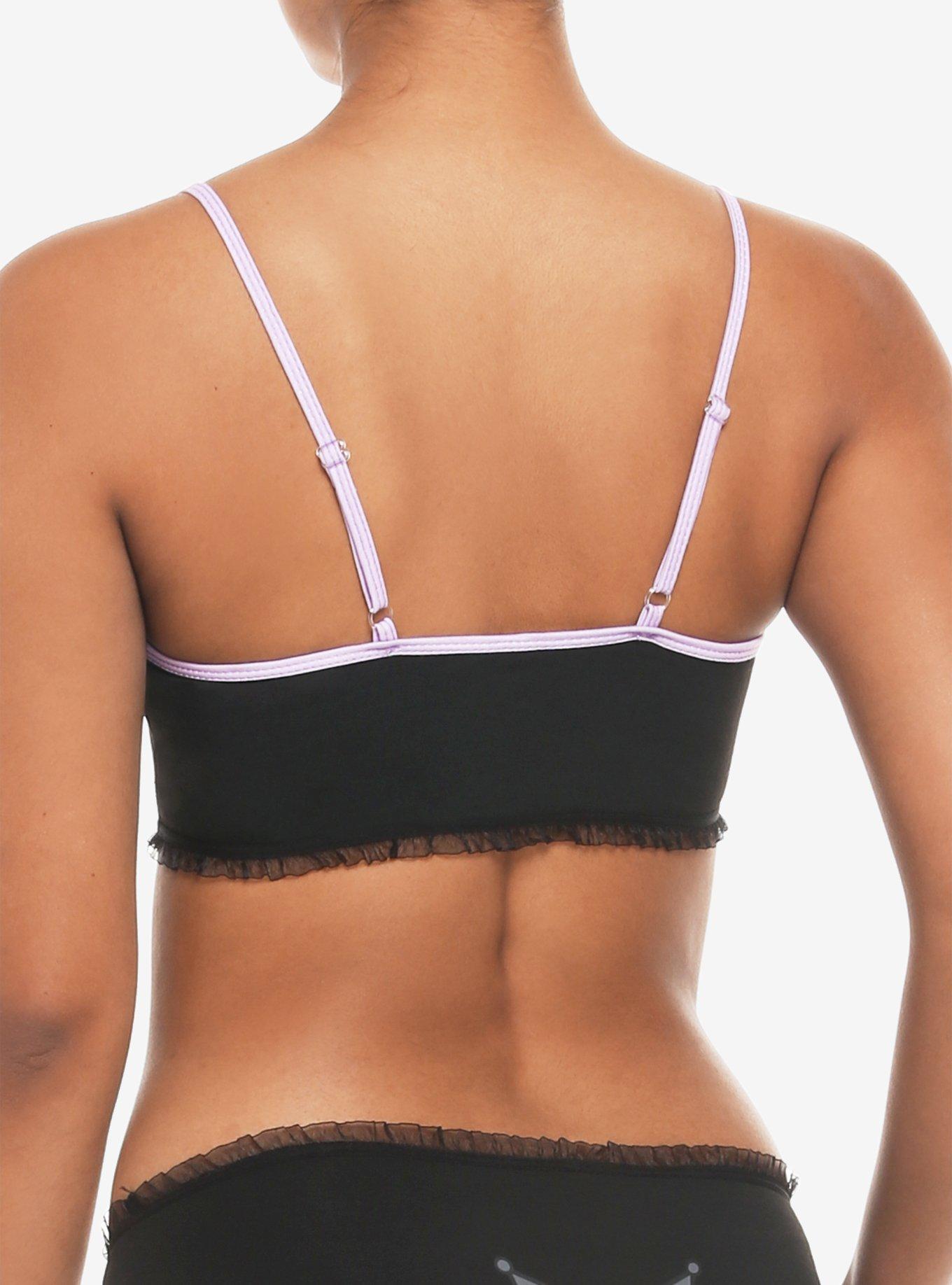 Kuromi Lace Bralette, MULTI, alternate