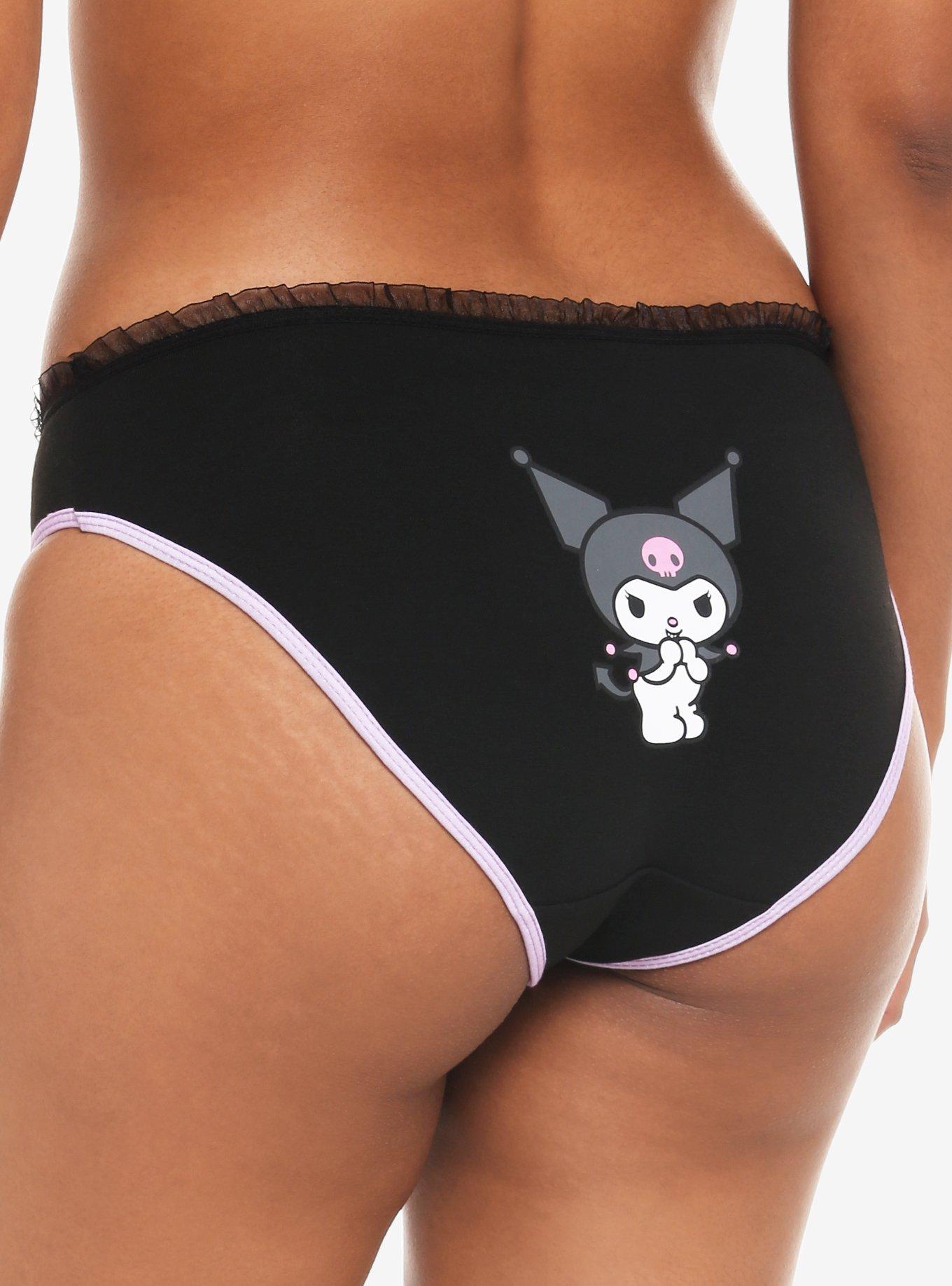 Kuromi Skull Panty, MULTI, alternate