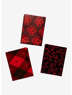 Red & Black Wrapping Paper, , hi-res
