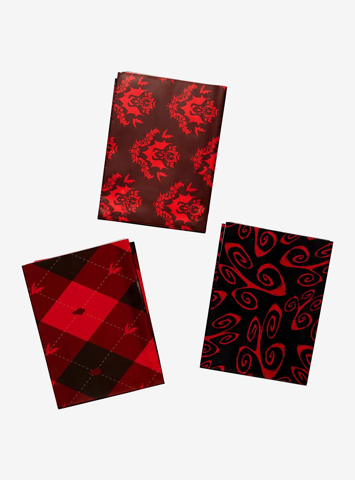 Red & Black Wrapping Paper, , alternate