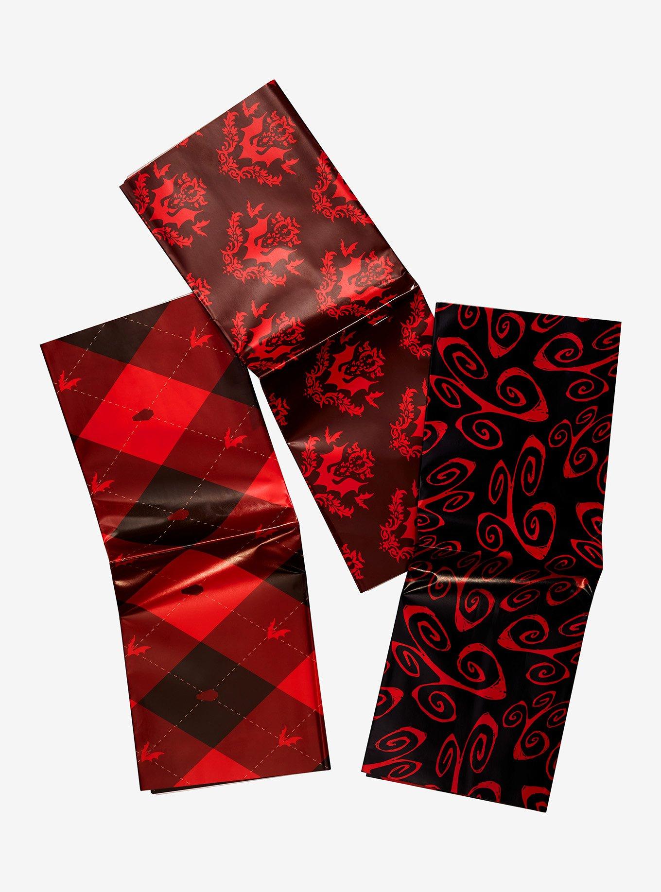 Red & Black Wrapping Paper, , alternate