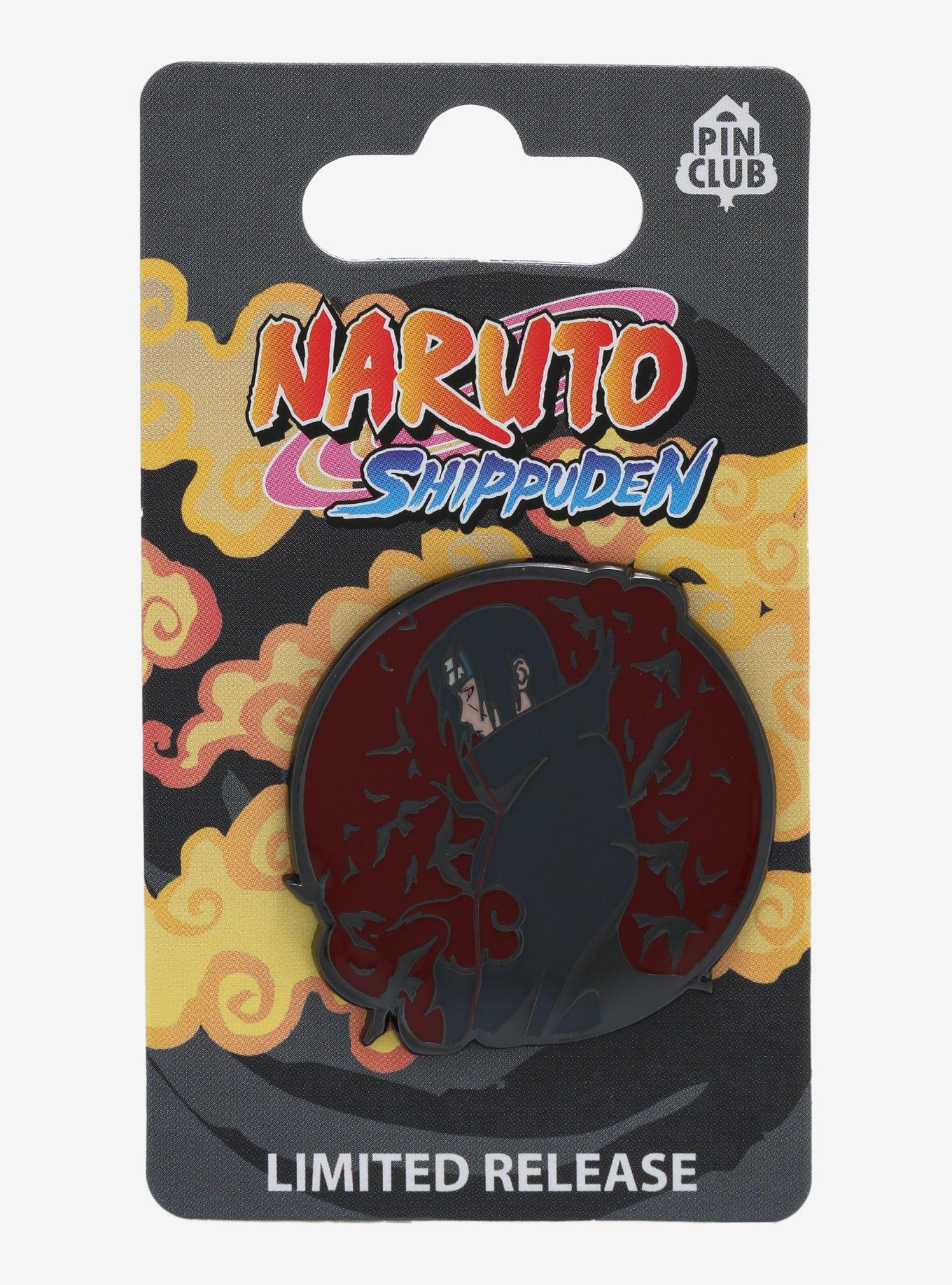 Naruto Shippuden Itachi Uchiha Akatsuki Enamel Pin - BoxLunch Exclusive, , alternate