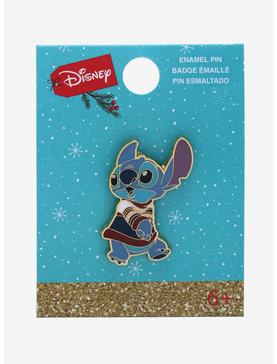 Loungefly Disney Lilo & Stitch Holiday Sweater Stitch Enamel Pin - BoxLunch Exclusive , , hi-res