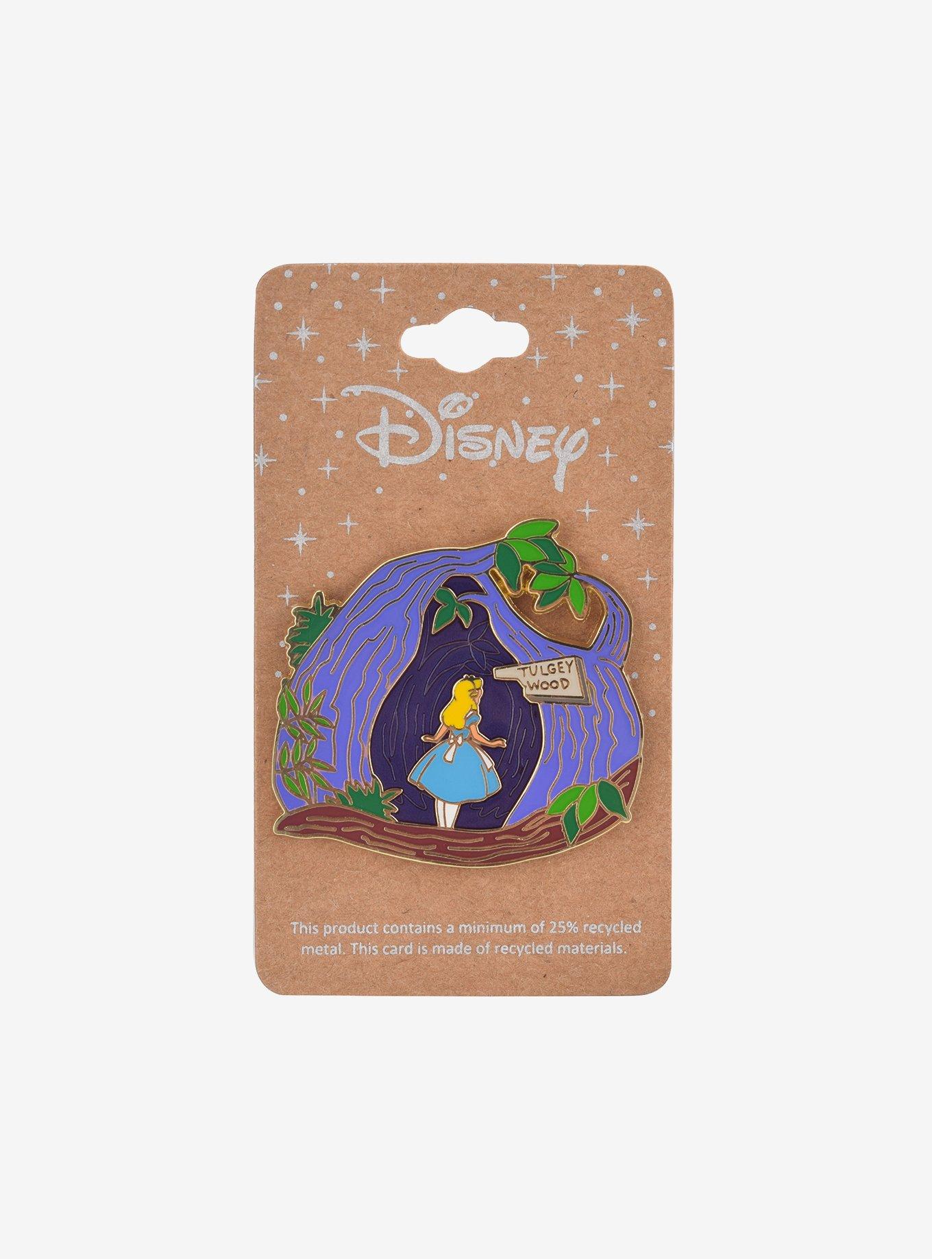 Disney Alice in Wonderland Tulgey Wood Enamel Pin - BoxLunch Exclusive, , alternate