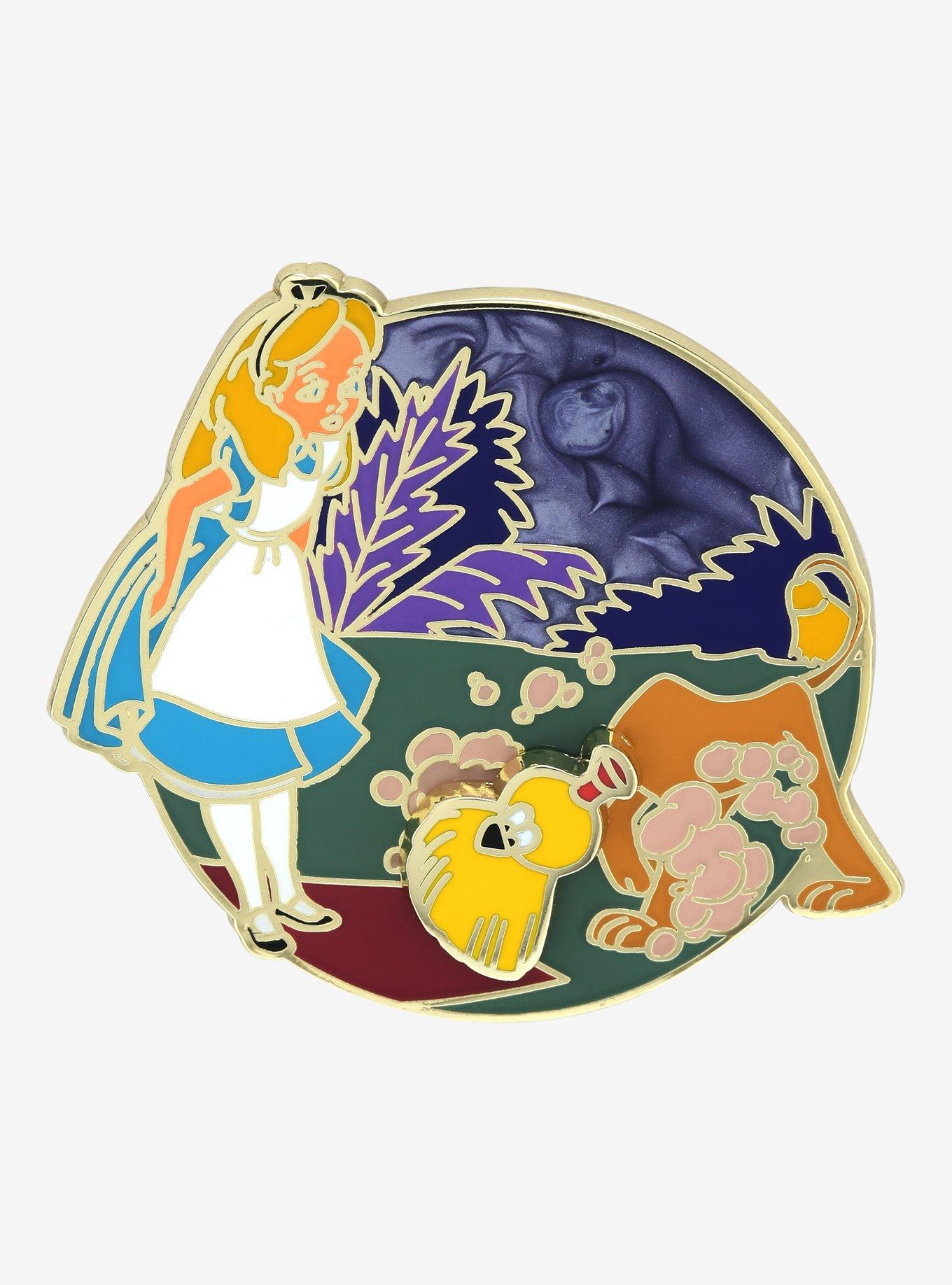 Disney Alice in Wonderland Broomdog Swivel Enamel Pin - BoxLunch Exclusive, , alternate