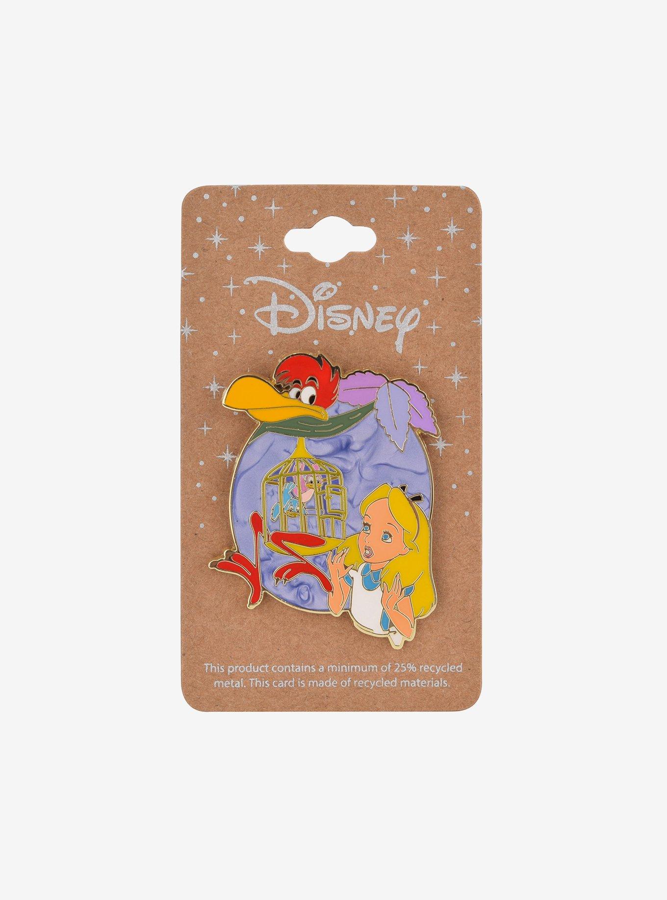 Disney Alice in Wonderland Cage Bird Enamel Pin - BoxLunch Exclusive, , alternate