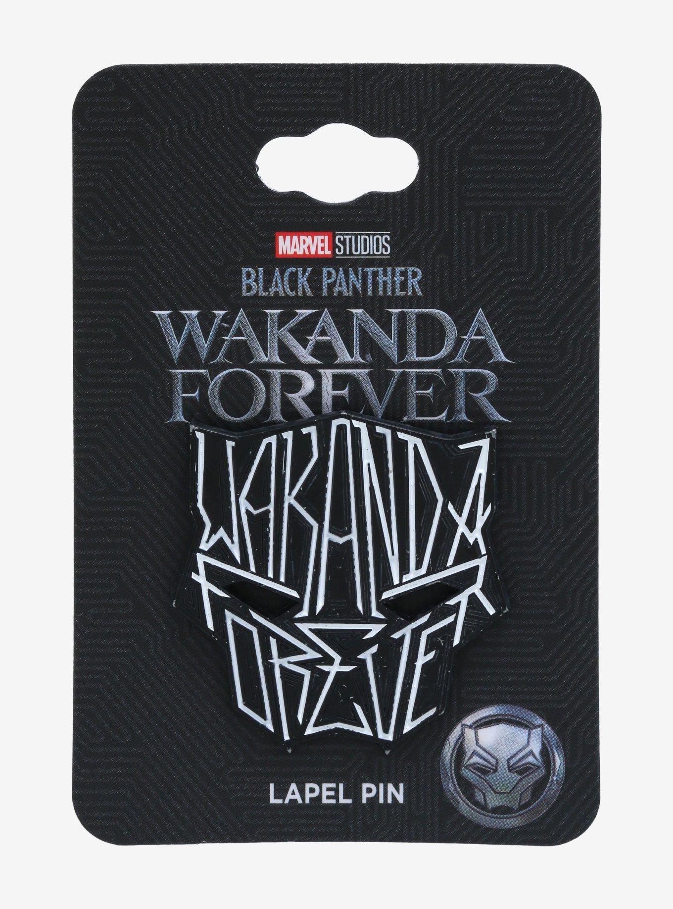 Marvel Black Panther Wakanda Forever Enamel Pin - BoxLunch Exclusive