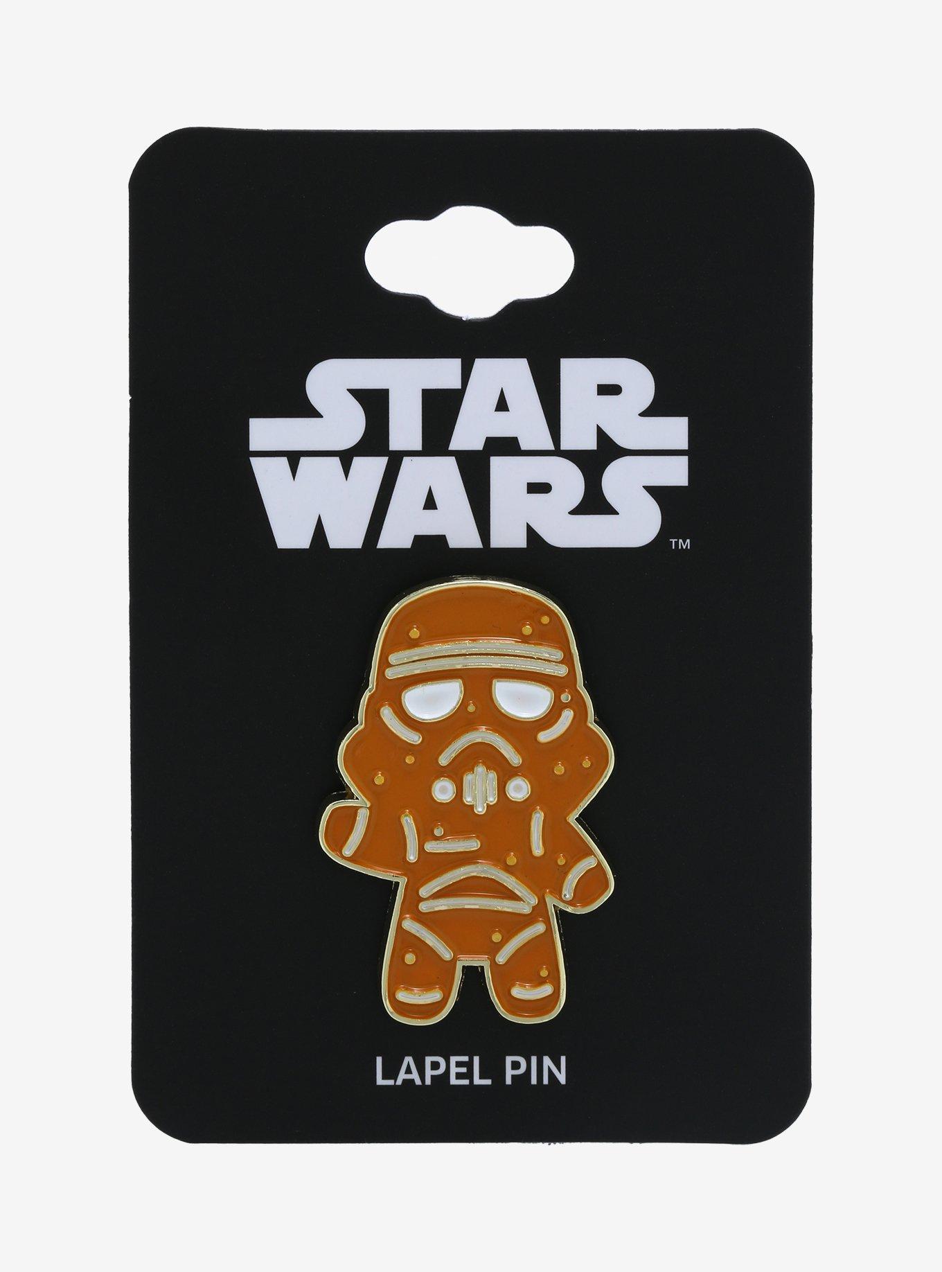 Star Wars Gingerbread Stormtrooper Enamel Pin - BoxLunch Exclusive, , alternate