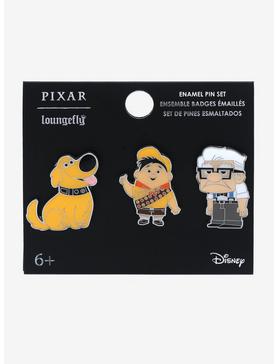 Loungefly Disney Pixar Up Russel, Carl, & Dug Enamel Pin Set - BoxLunch Exclusive, , hi-res