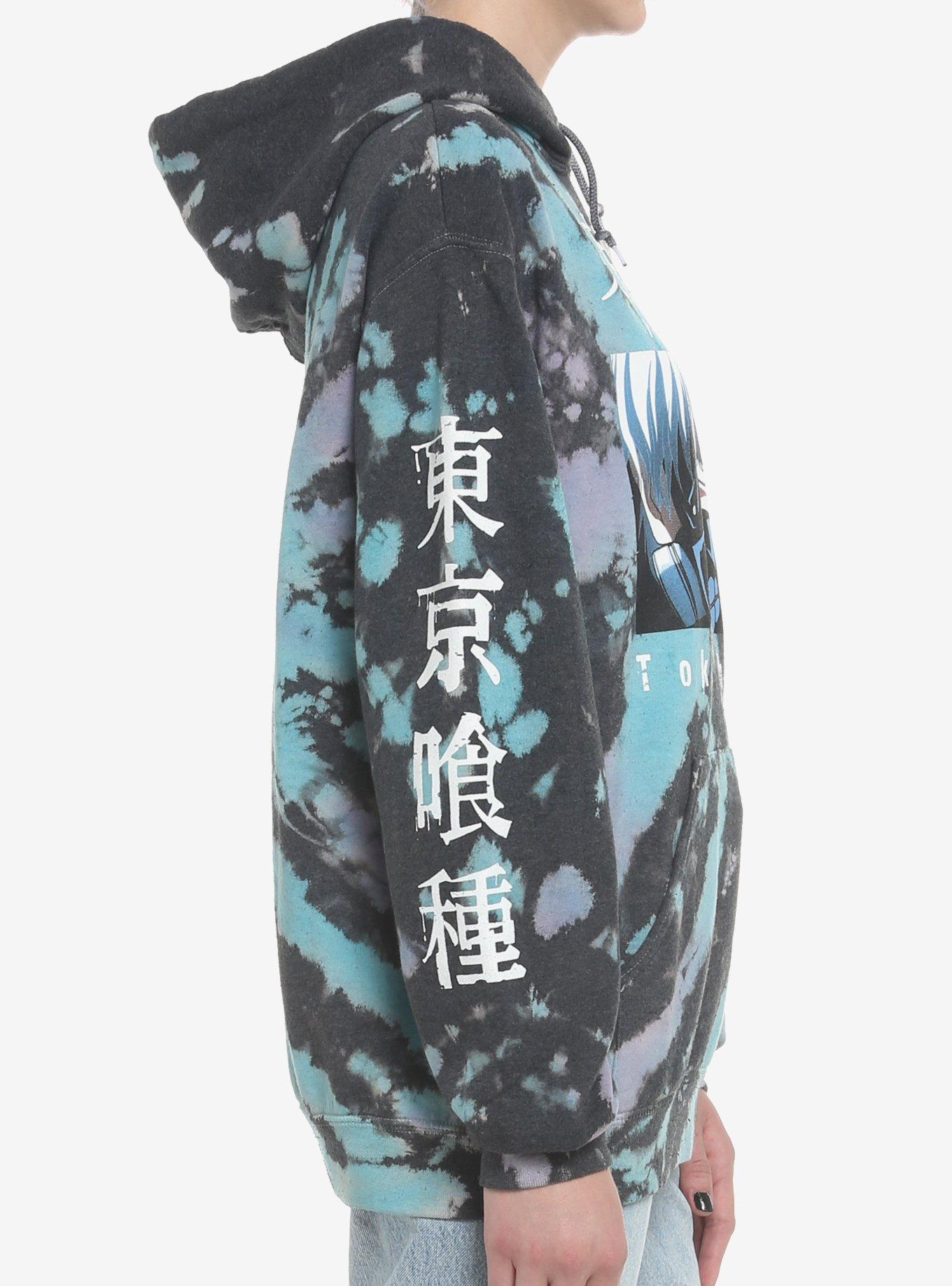 Tokyo Ghoul Tie-Dye Girls Hoodie, MULTI, alternate