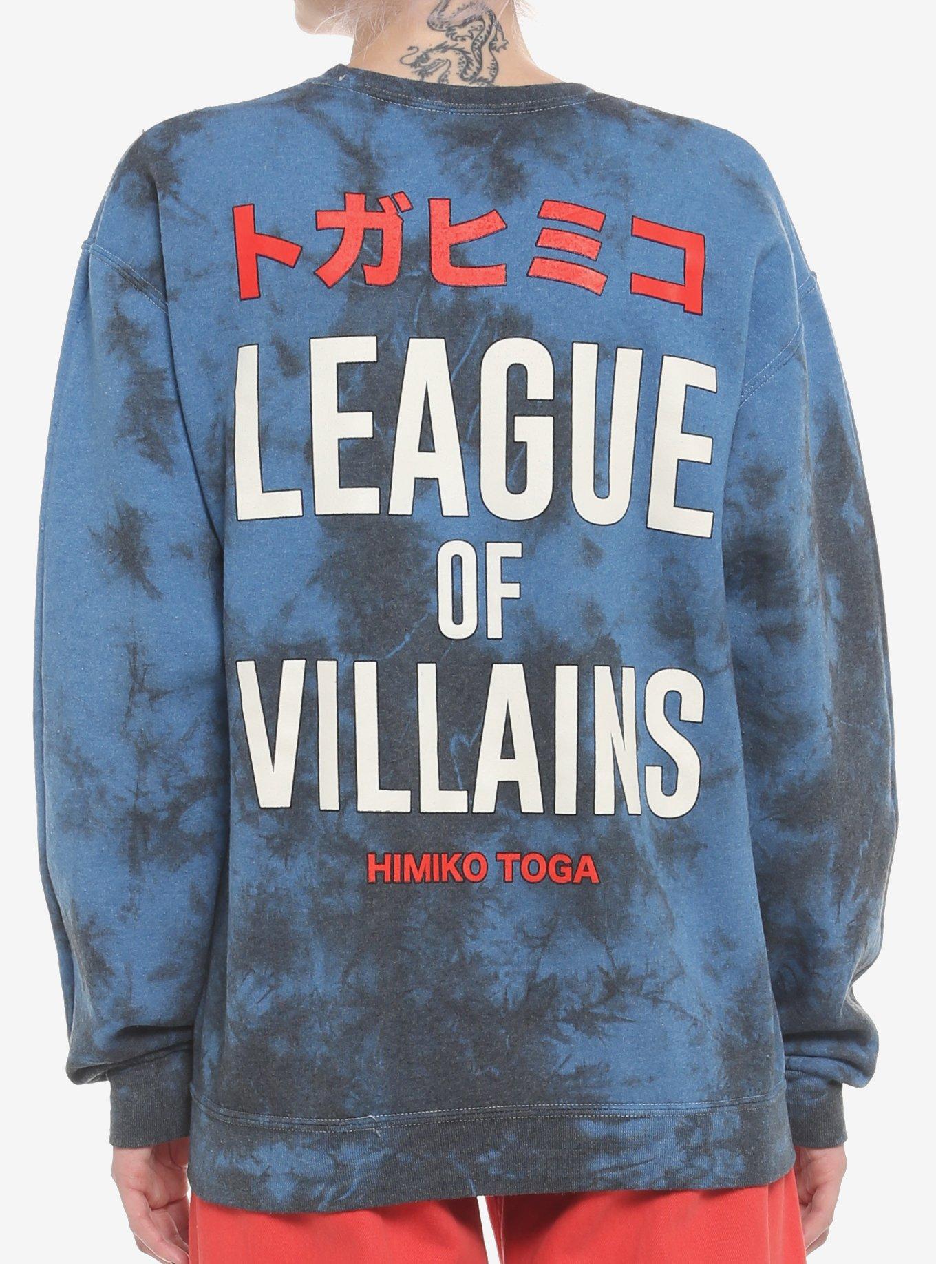 My Hero Academia Toga Blood Tie-Dye Girls Sweatshirt, MULTI, alternate
