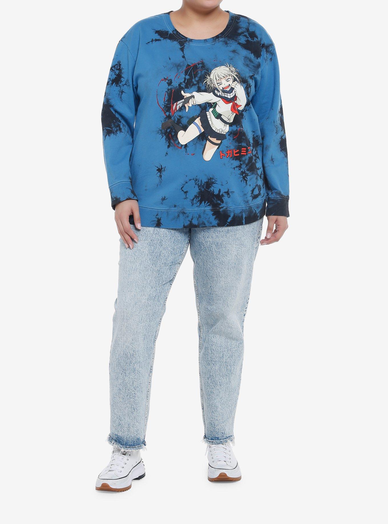 My Hero Academia Himiko Toga Tie-Dye Girls Sweatshirt Plus Size, MULTI, alternate