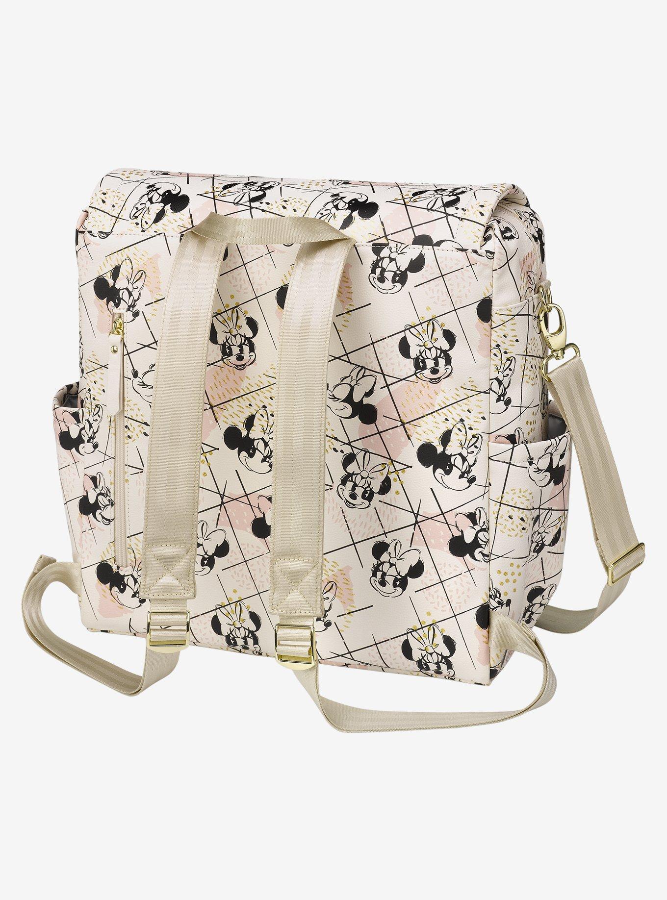 Petunia Pickle Bottom Disney Minnie Mouse Shimmery Boxy Backpack Diaper Bag, , alternate
