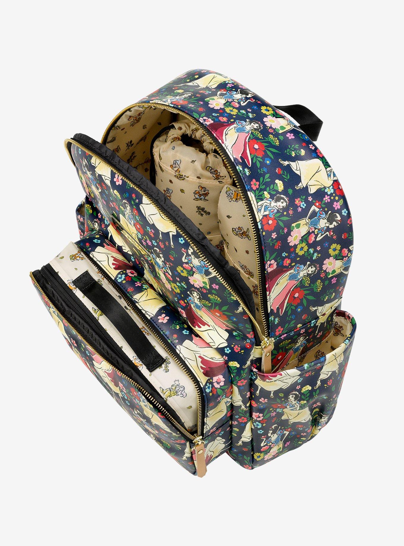 Petunia Pickle Bottom Disney Snow White's Enchanted Forest District Backpack Diaper Bag, , alternate