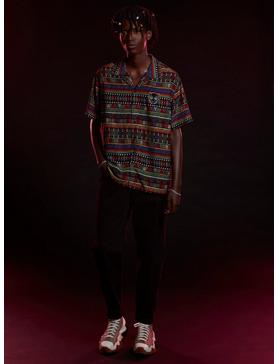 Our Universe Black Panther: Wakanda Forever Geometric Woven Button-Up, , hi-res