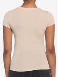 Almond Seam Girls T-Shirt, IVORY, alternate