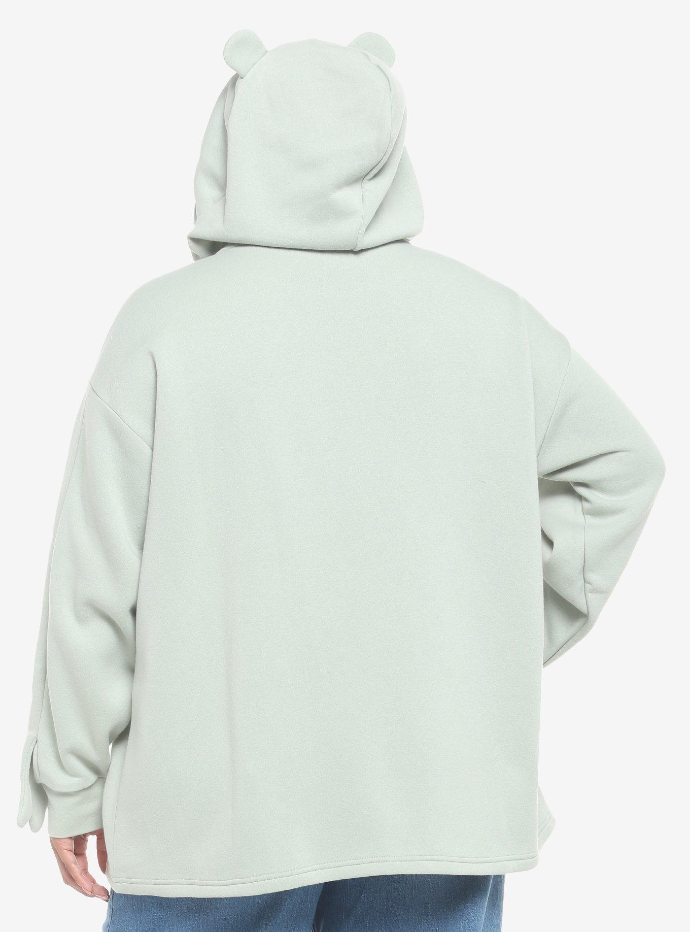 Green Frog Girls Cosplay Hoodie Plus Size, GREEN, alternate