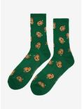 Marvel Guardians of the Galaxy Baby Groot Allover Print Crew Socks - BoxLunch Exclusive, , alternate