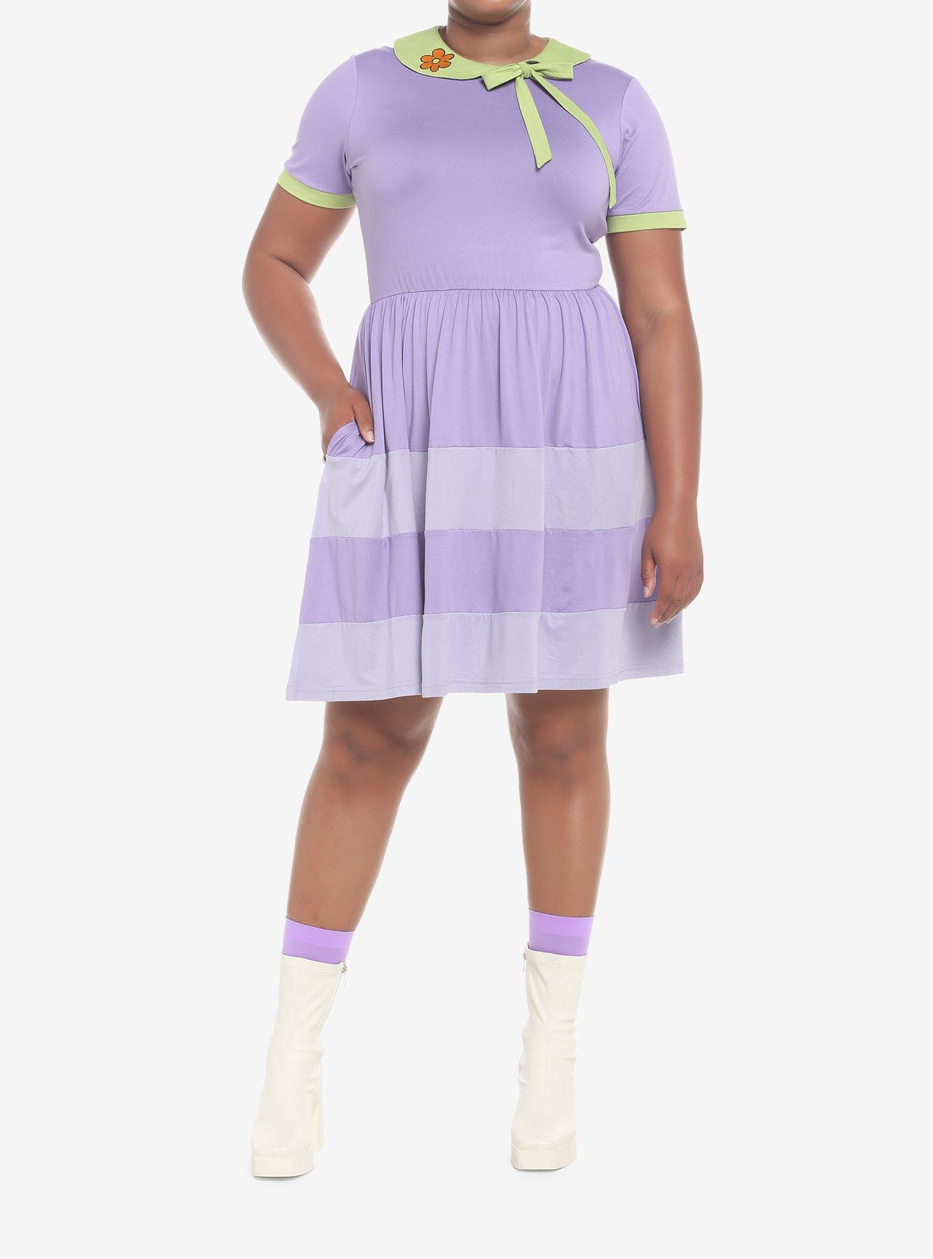 Scooby-Doo! Daphne Lavender Dress Plus Size, MULTI, alternate