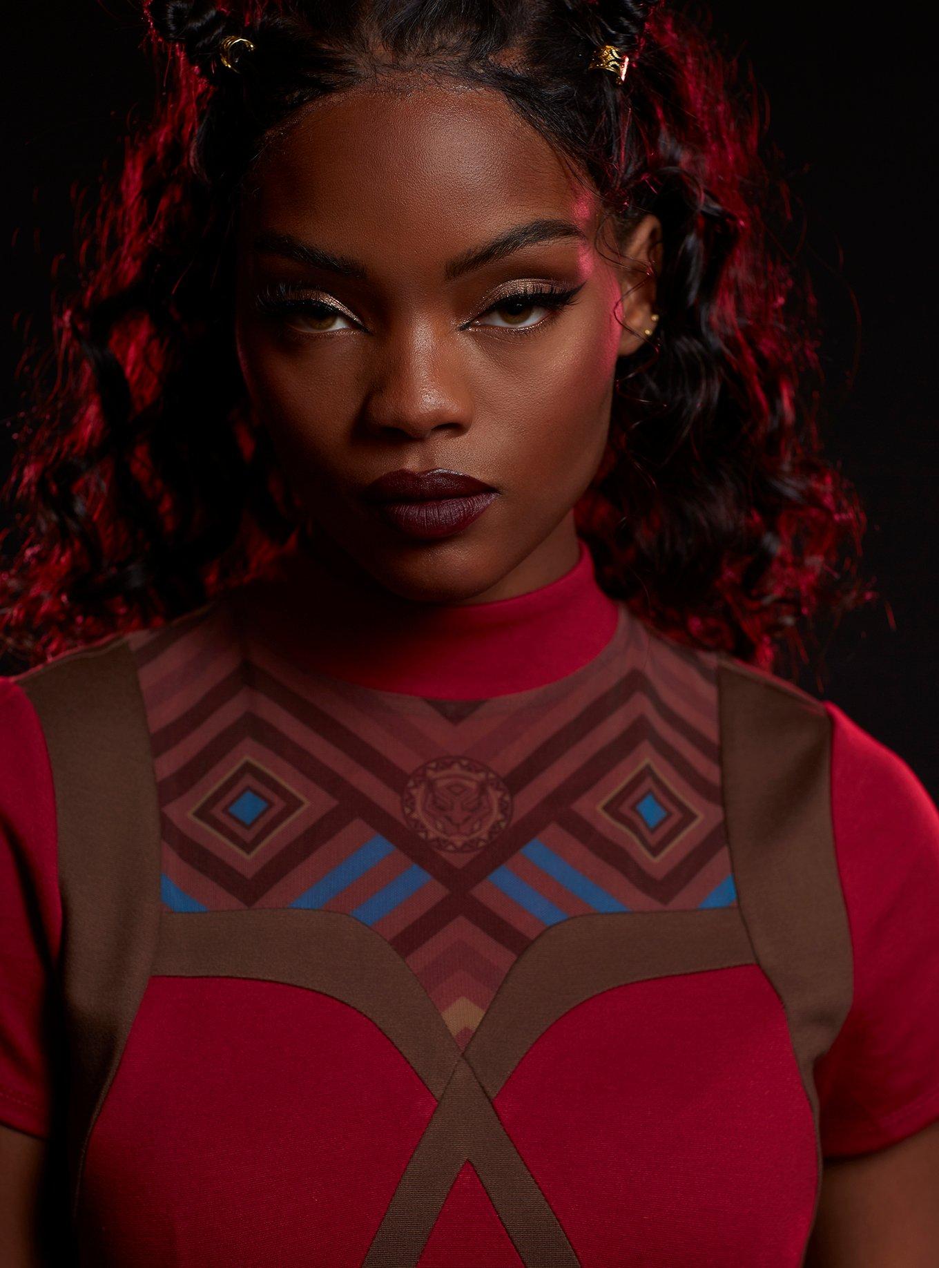 Her Universe Marvel Black Panther: Wakanda Forever Dora Milaje Dress, MULTI, alternate