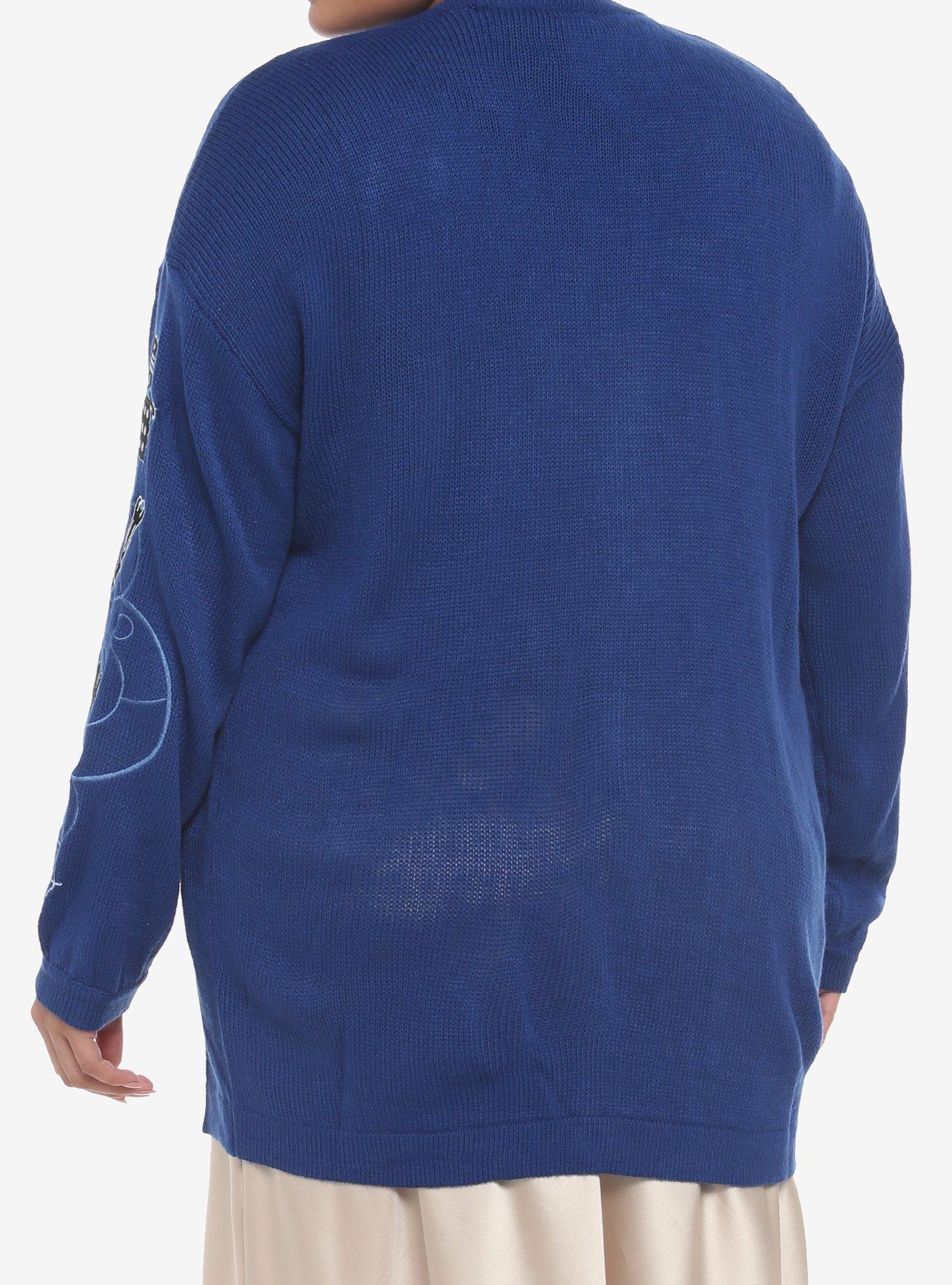 Her Universe Doctor Who Icon Embroidered Girls Open Cardigan Plus Size, MULTI, alternate