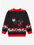 Disney The Nightmare Before Christmas Jack Skellington in a Sled Toddler Holiday Sweater - BoxLunch Exclusive, BLACK  BLACK RED, alternate
