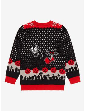 Disney The Nightmare Before Christmas Jack Skellington in a Sled Toddler Holiday Sweater - BoxLunch Exclusive, , hi-res