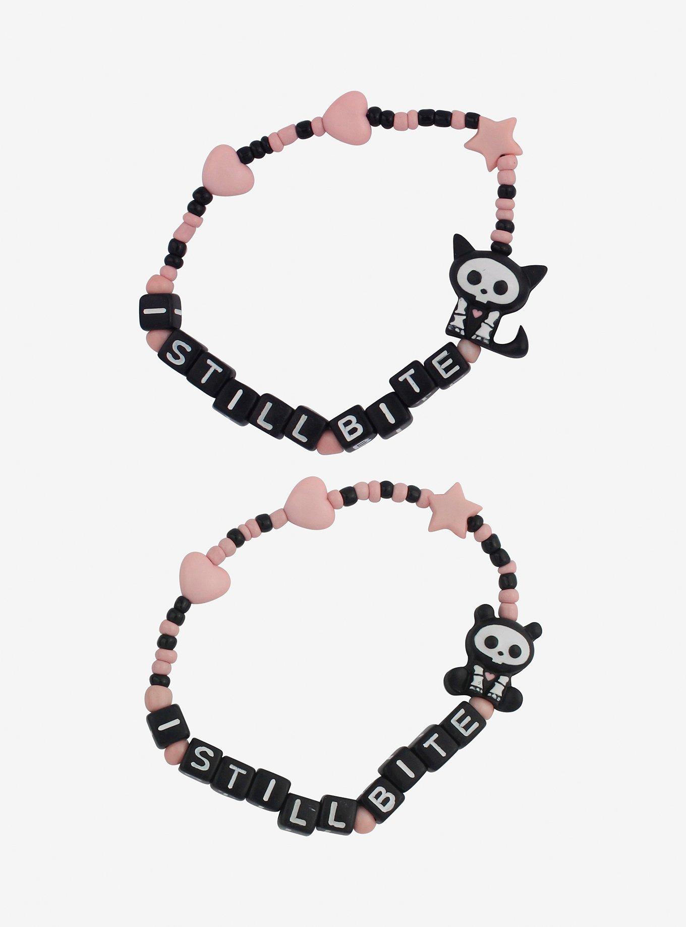 Skelanimals I Bite Beaded Best Friend Bracelet Set, , alternate
