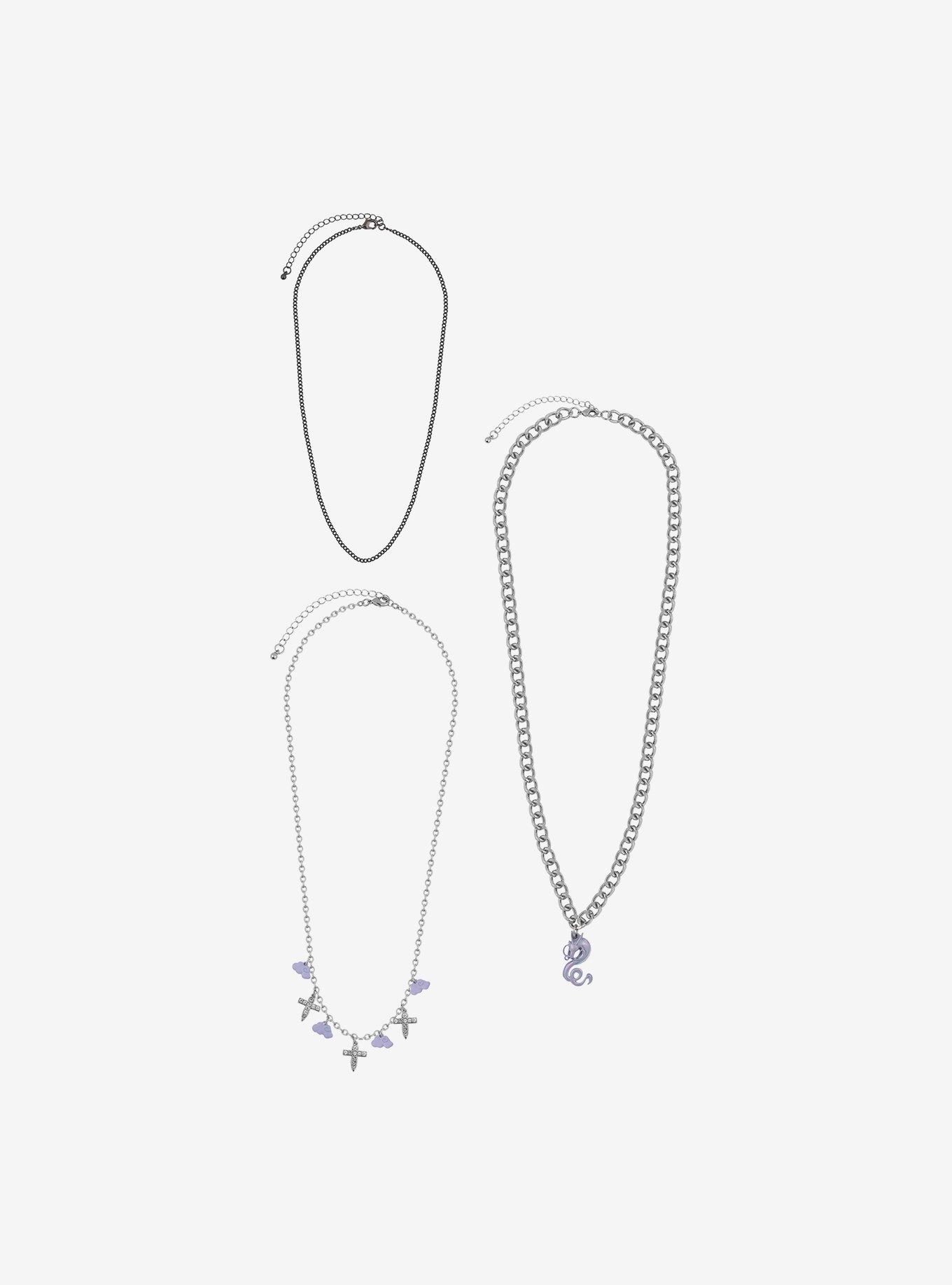 Studio Ghibli Spirited Away Lilac Charm Necklace Set, , alternate