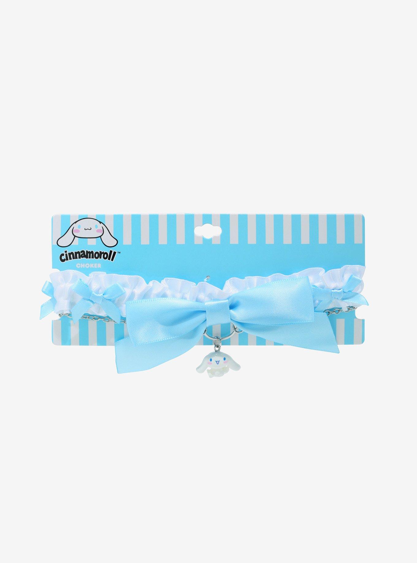 Cinnamoroll Ruffle Bow Choker, , alternate
