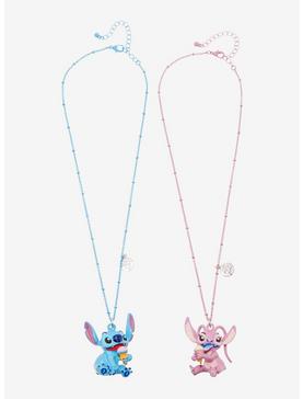 Plus Size Disney Lilo & Stitch Duo Ice Cream Best Friend Necklace Set, , hi-res