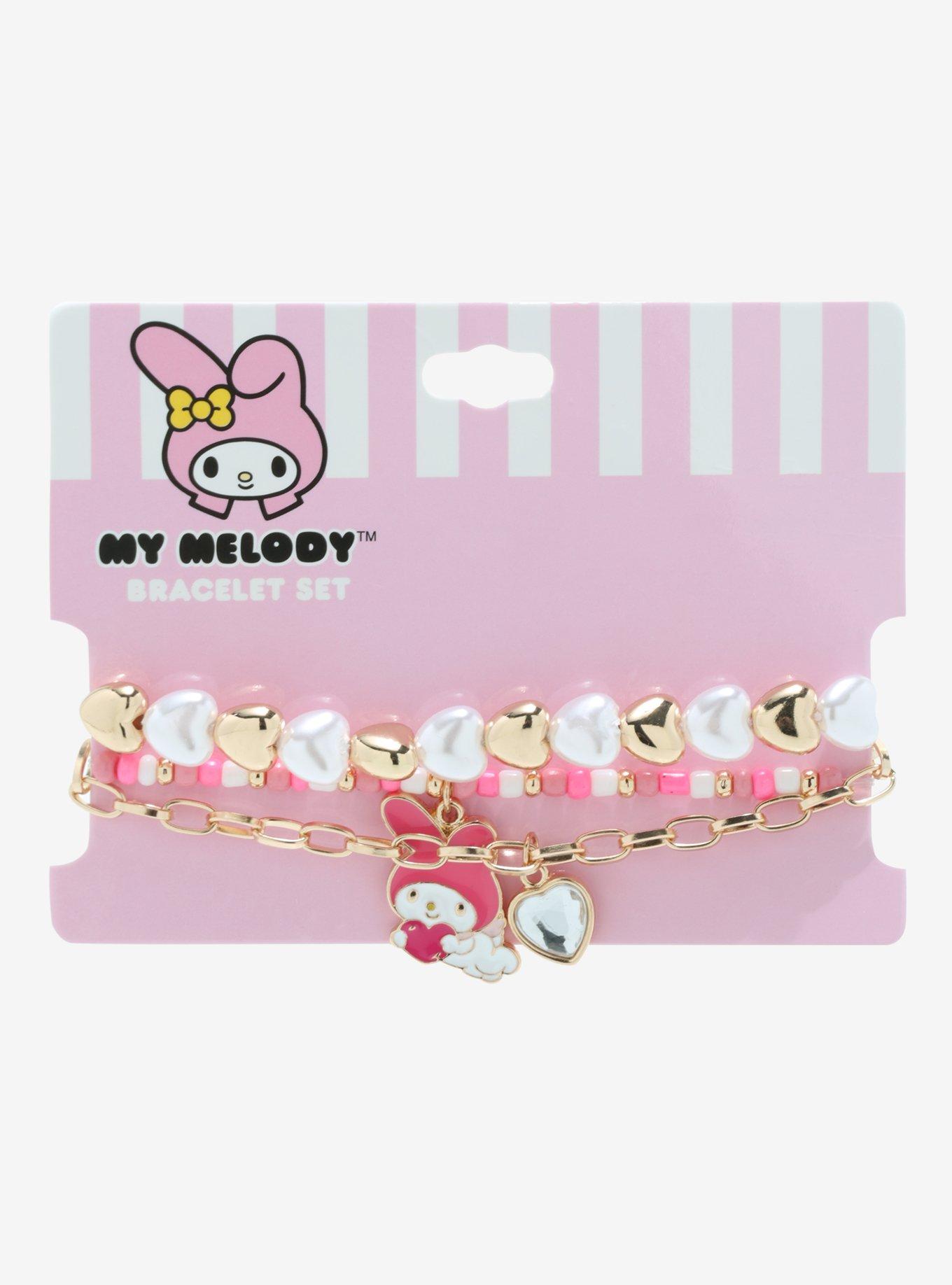 My Melody Heart Bracelet Set, , alternate