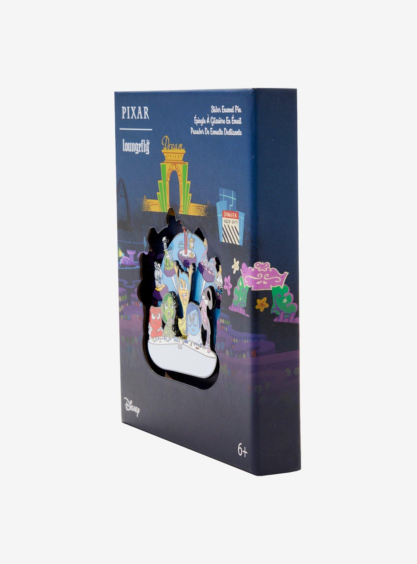 Loungefly Disney Pixar Inside Out Panel Slider Enamel Pin, , alternate