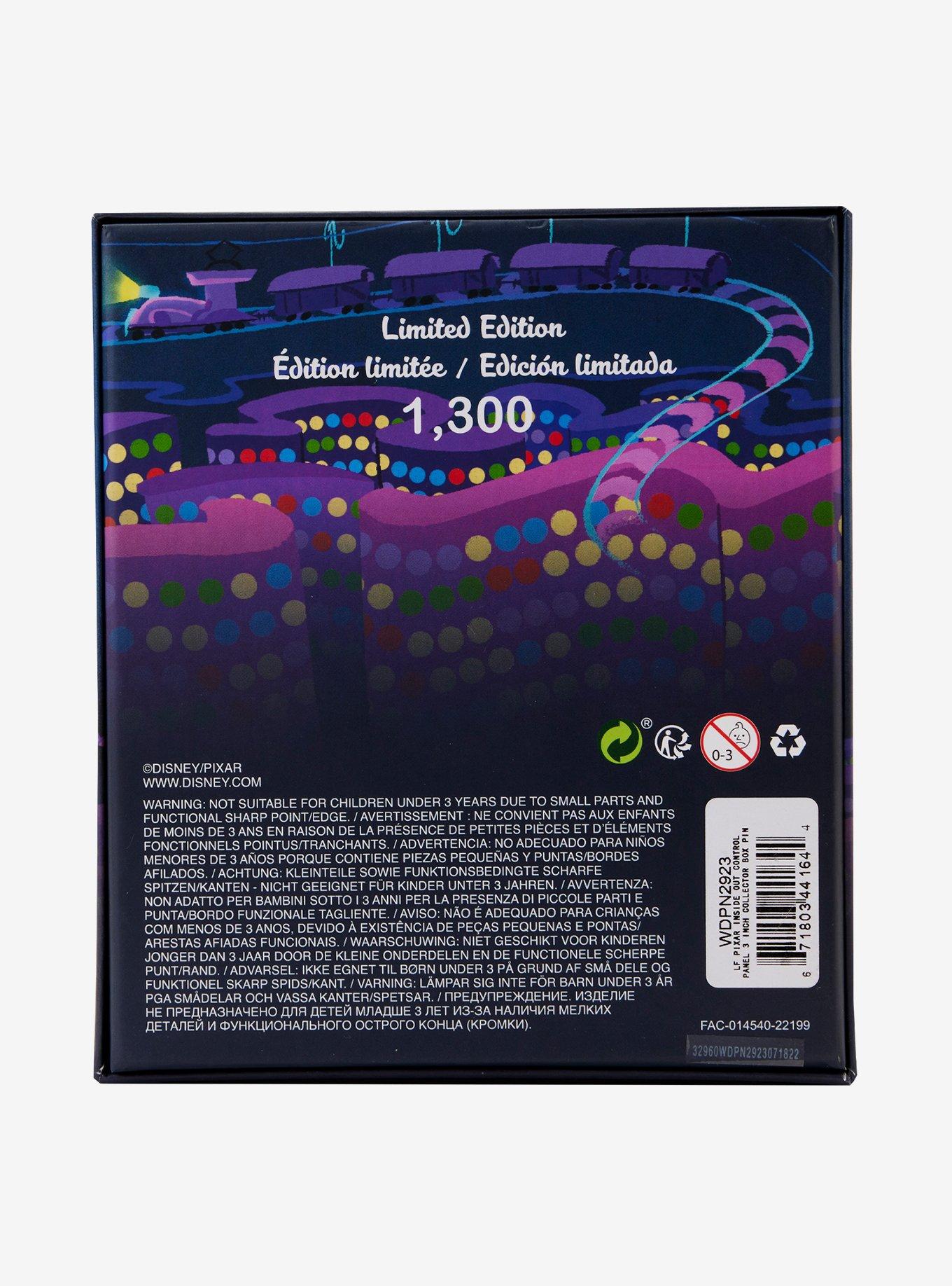 Loungefly Disney Pixar Inside Out Panel Slider Enamel Pin, , alternate