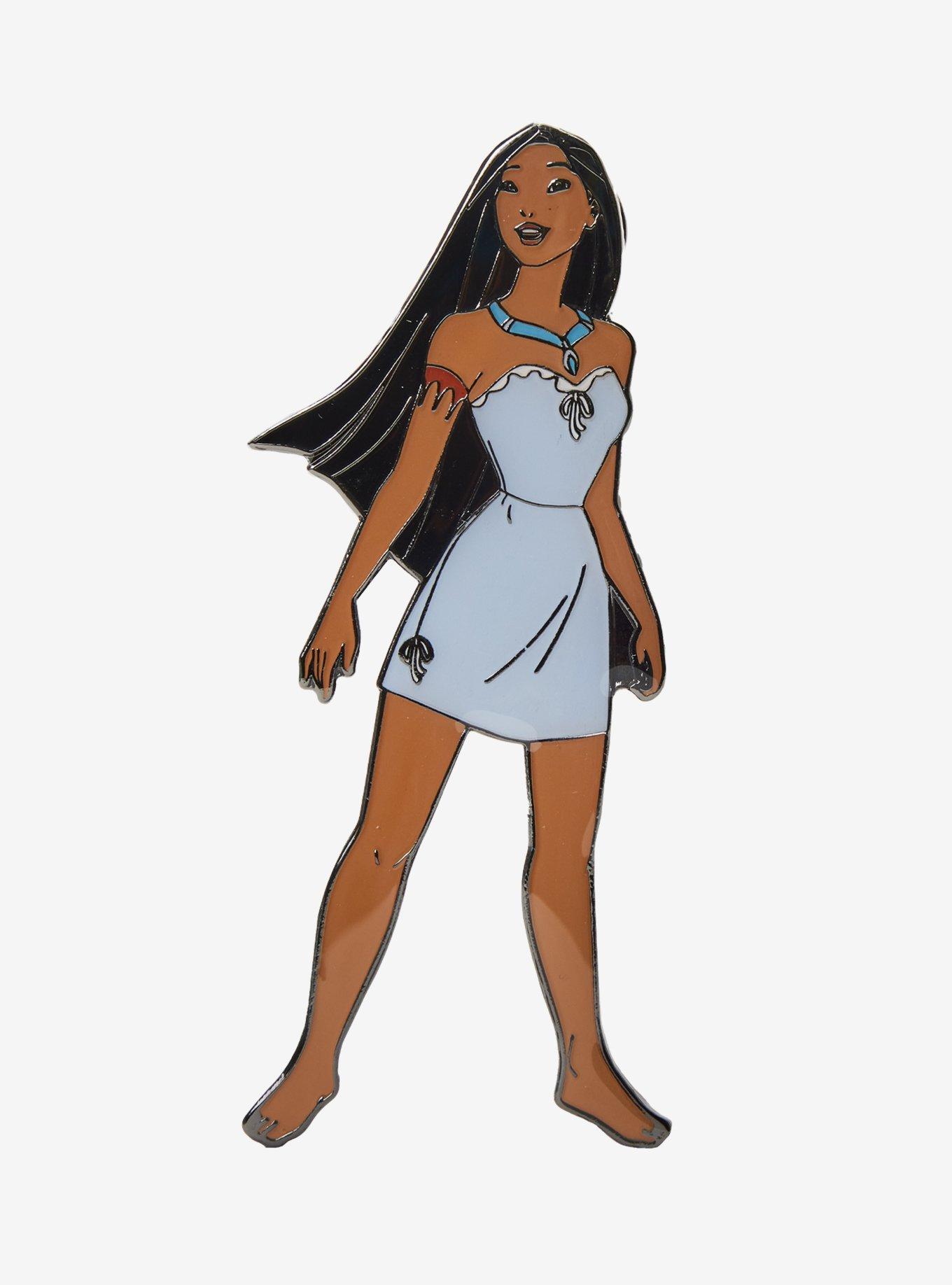 Loungefly Disney Pocahontas Paper Doll Enamel Pin, , alternate