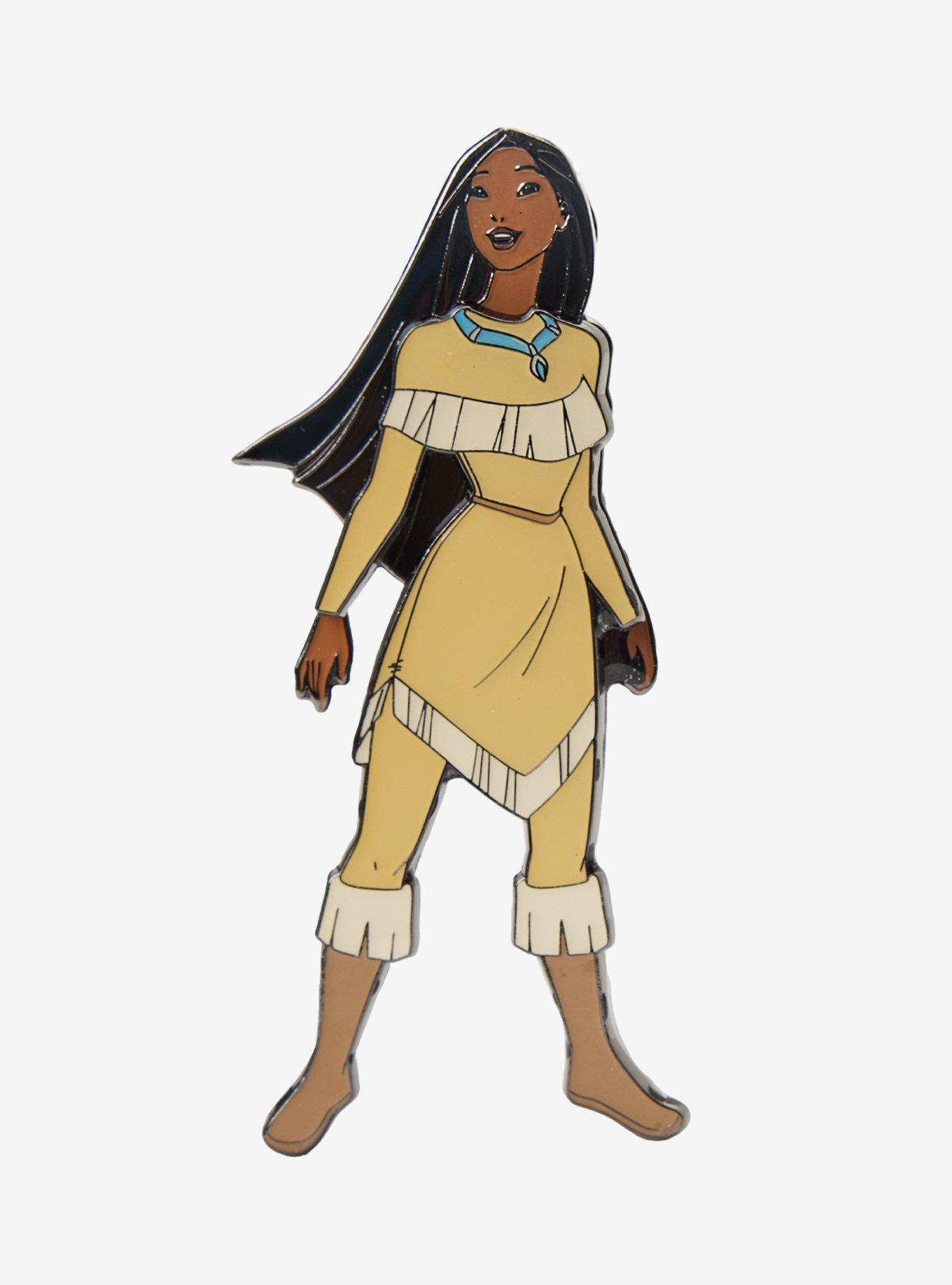 Loungefly Disney Pocahontas Paper Doll Enamel Pin, , alternate