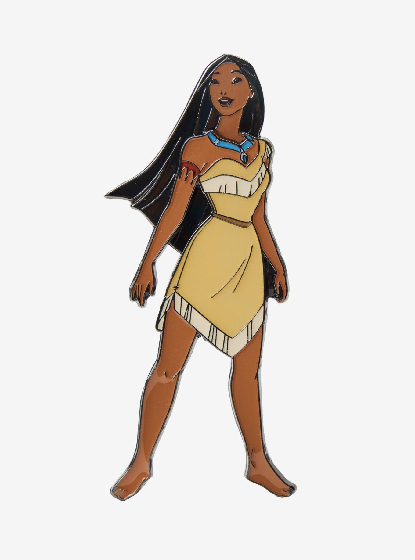 Loungefly Disney Pocahontas Paper Doll Enamel Pin, , alternate