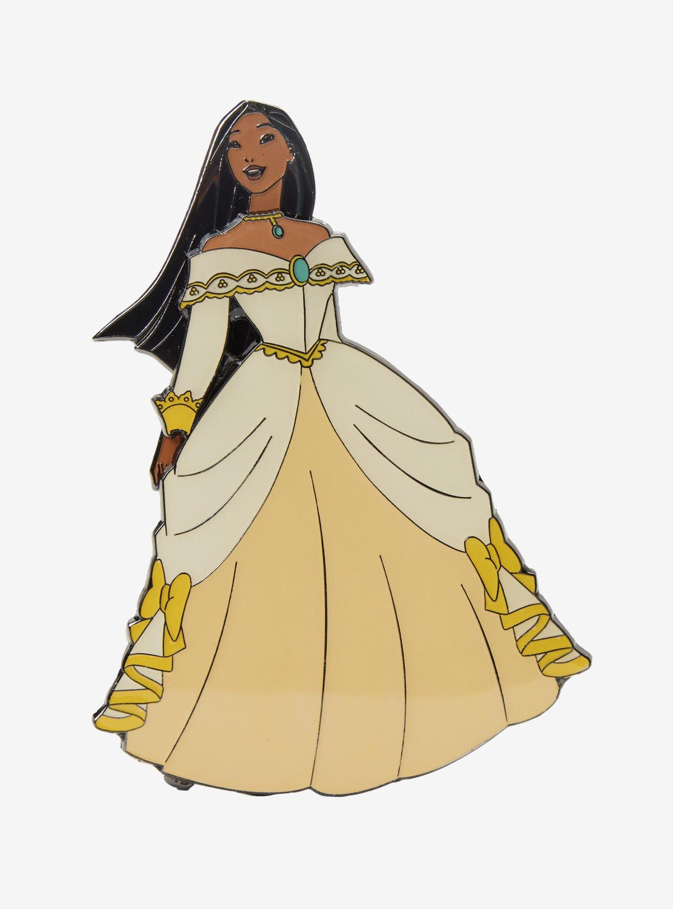Loungefly Disney Pocahontas Paper Doll Enamel Pin, , alternate