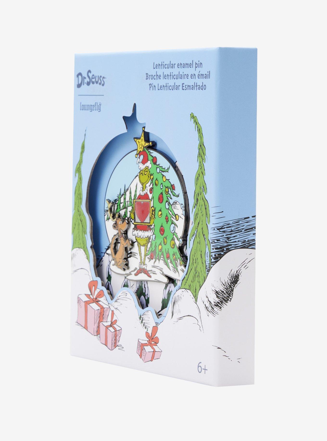 Loungefly How The Grinch Stole Christmas! Lenticular Enamel Pin, , alternate