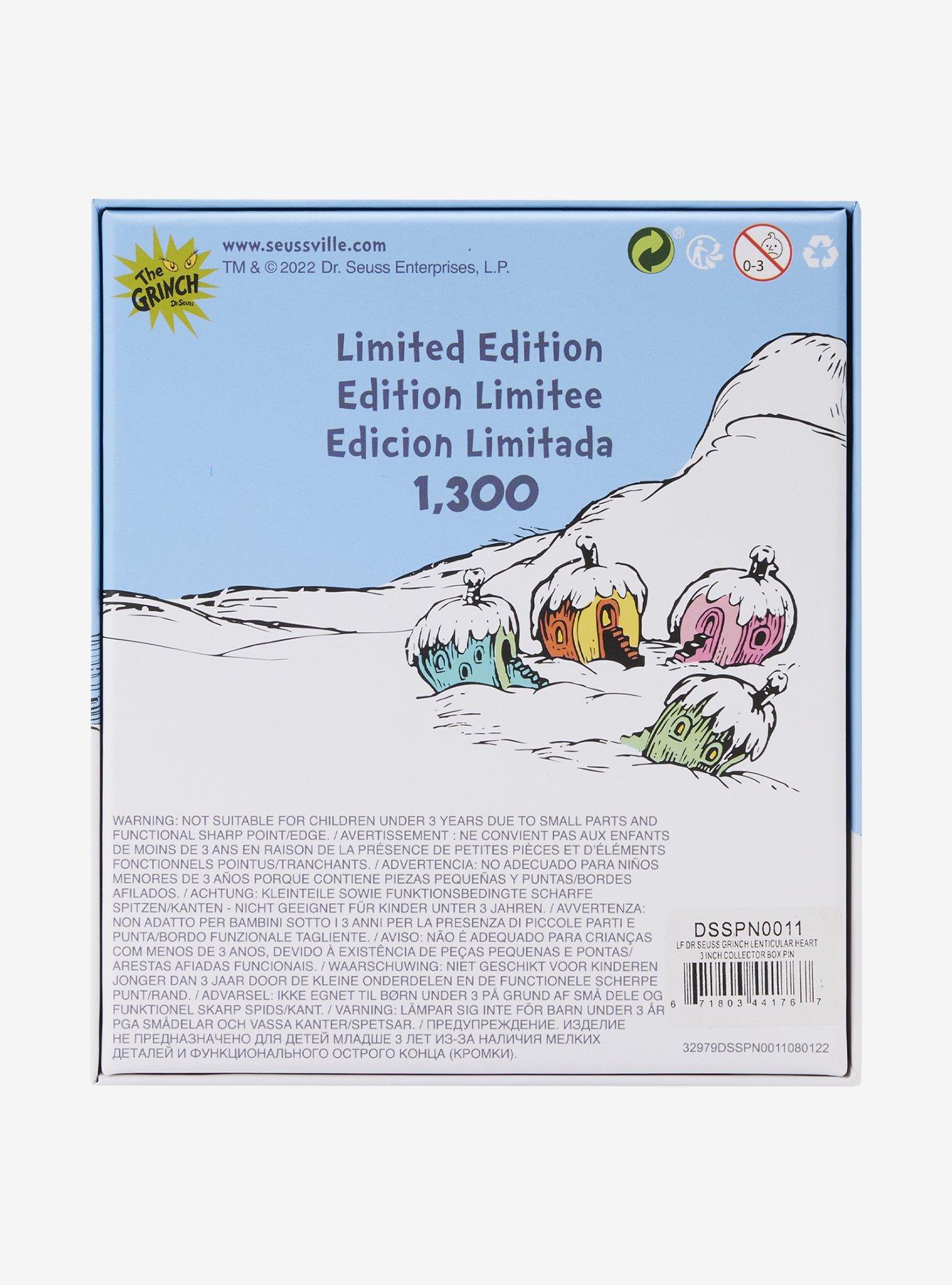 Loungefly How The Grinch Stole Christmas! Lenticular Enamel Pin, , alternate