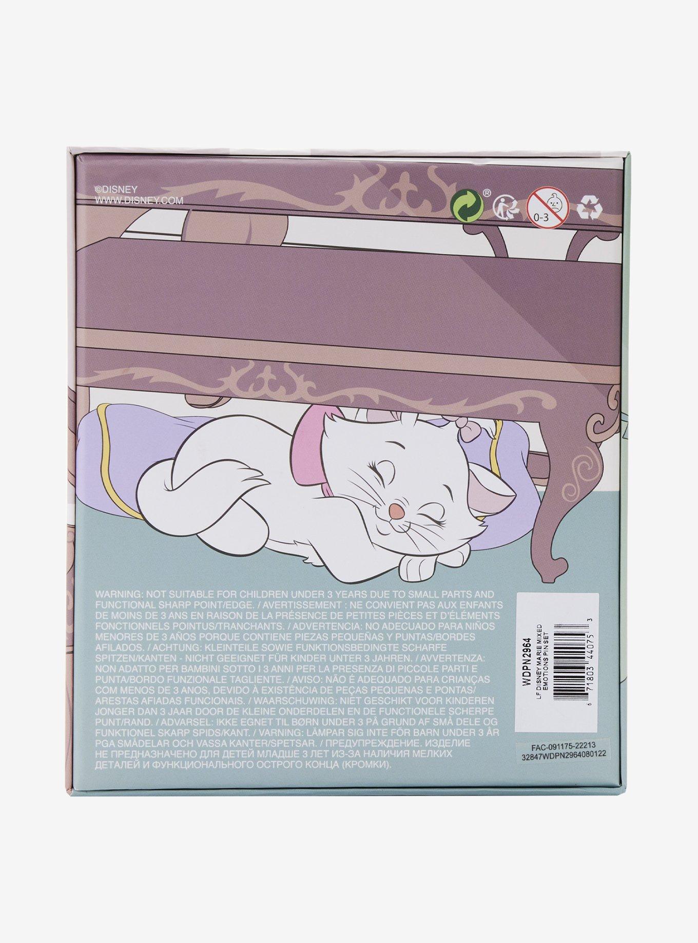 Loungefly Disney The Aristocats Marie Interchangeable Face Enamel Pin, , alternate