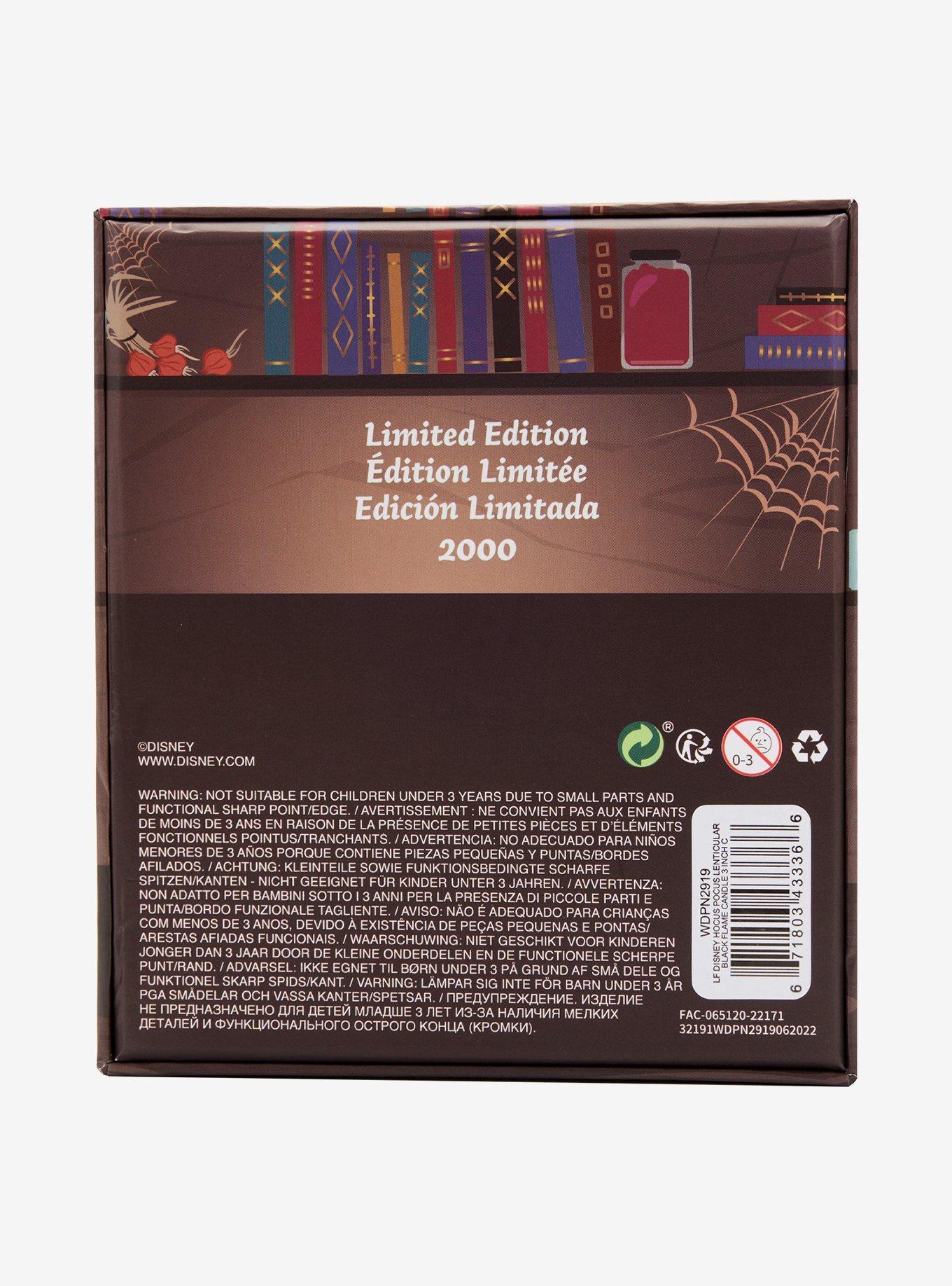 Loungefly Disney Hocus Pocus Candle Lenticular Enamel Pin, , alternate