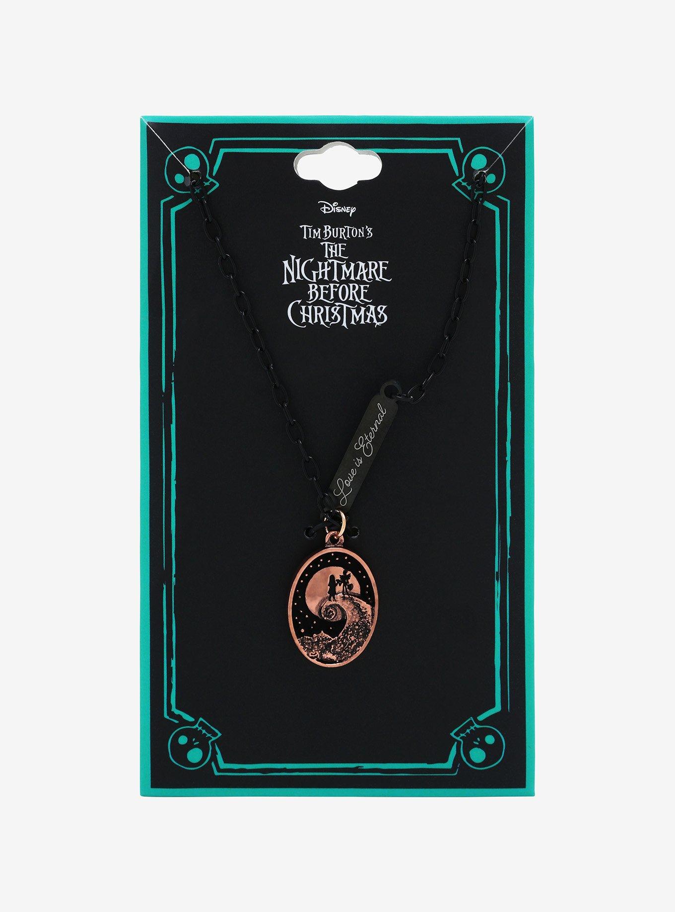 Disney The Nightmare Before Christmas Hilltop Pendent Necklace - BoxLunch Exclusive, , alternate
