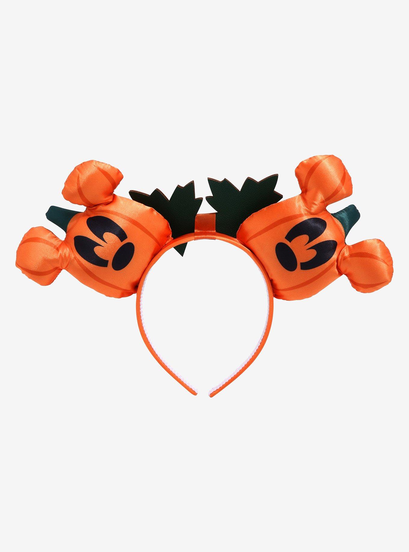 Disney Minnie Mouse Jack-O'Lantern Mouse Ears Headband - BoxLunch Exclusive, , alternate