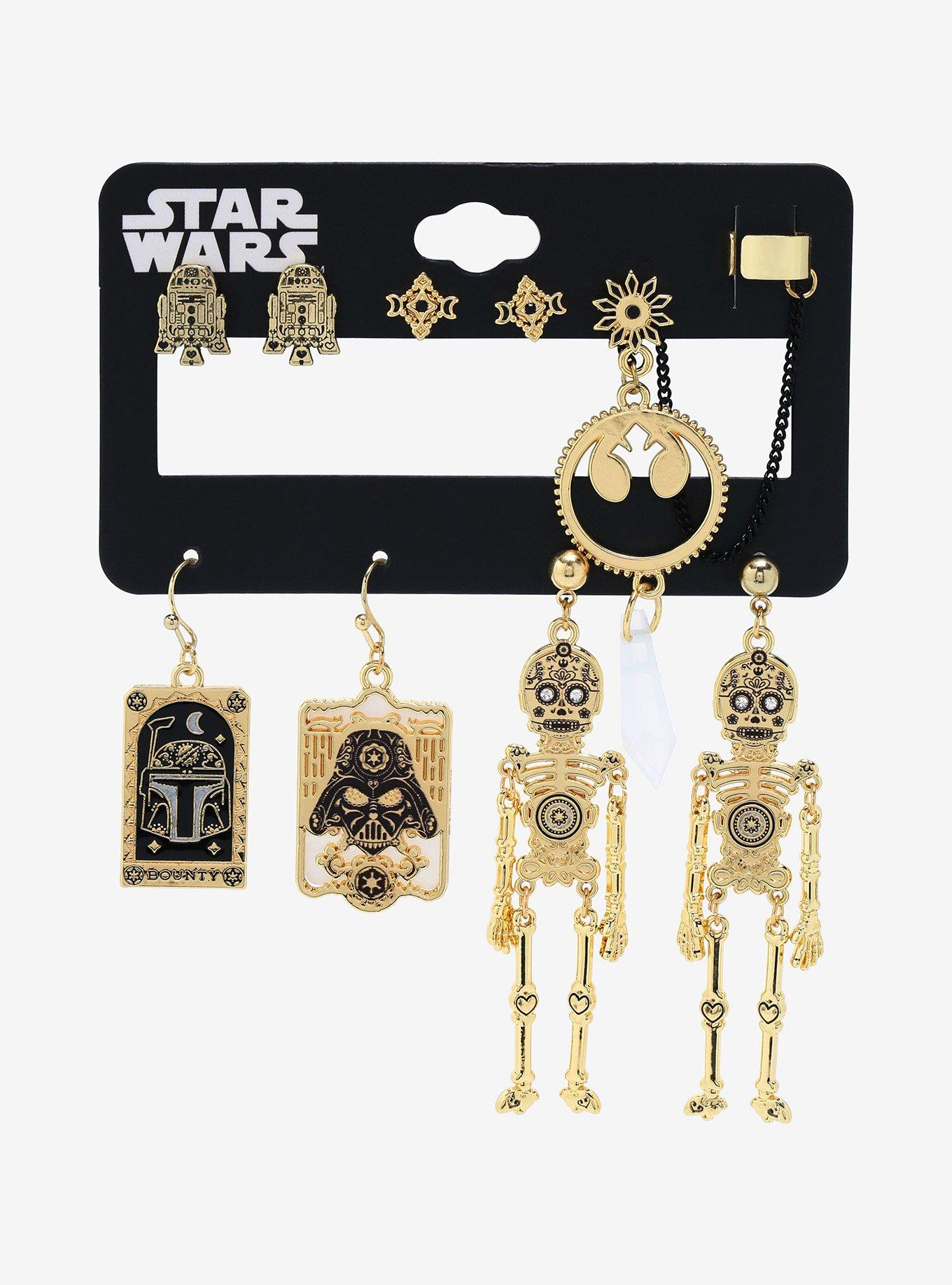 Star Wars Day of the Dead Earring Set - BoxLunch Exclusive, , alternate