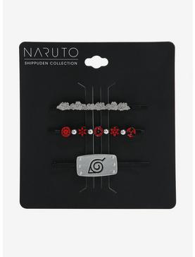 Naruto Shippuden Icons Hair Clip Set - BoxLunch Exclusive, , hi-res