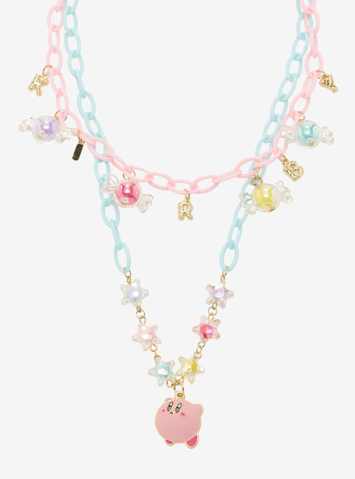Kirby Pastel Candy Star Chunky Chain Necklace Set, , alternate