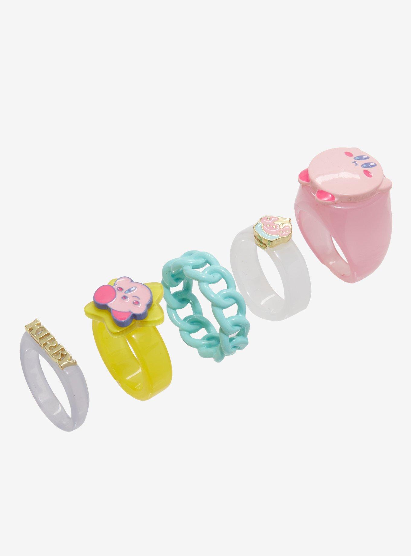 Kirby Figural Chunky Ring Set, , alternate