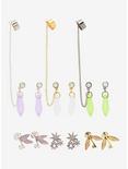 Harry Potter Winged Keys Crystal Cuff Earring Set, , alternate